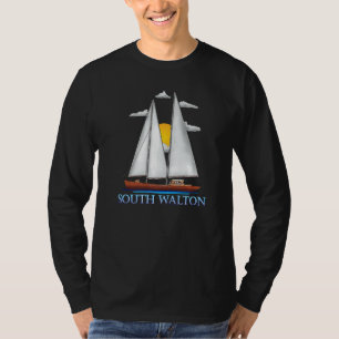 T-shirt Voilier nautique du littoral de South Walton
