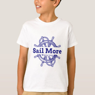 T-shirt Voilier Plus, S'Inquiéter Moins