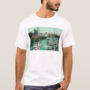 T-shirt Voiliers sur la rivière SceneNapa, CA de Napa