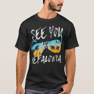 T-shirt Voir à Kefalonia Holiday Grèce coucher de soleil