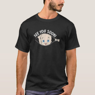 T-shirt Voir Bientôt Bébé Peeking Pregnancy Pregnancy Grap