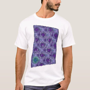 T-shirt voir Clairement - sagesse
