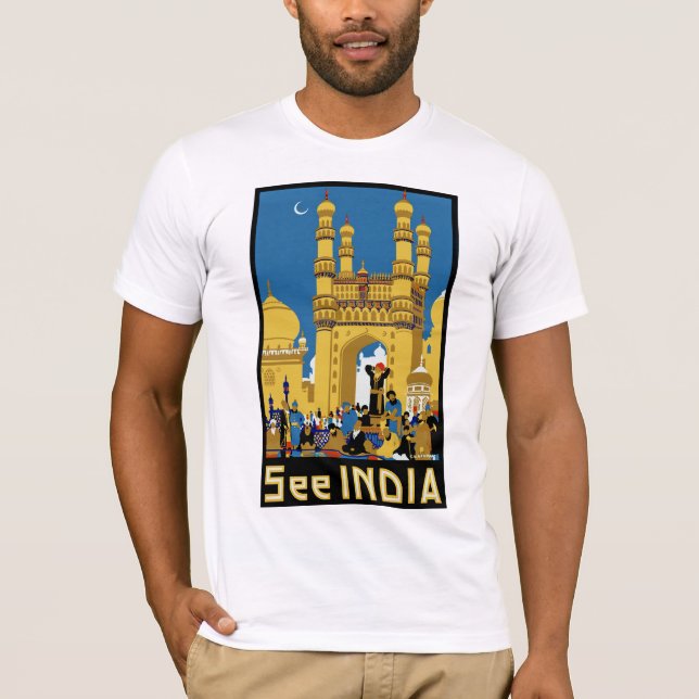 T-shirt Voir Inde ~ Hyderabad (Devant)