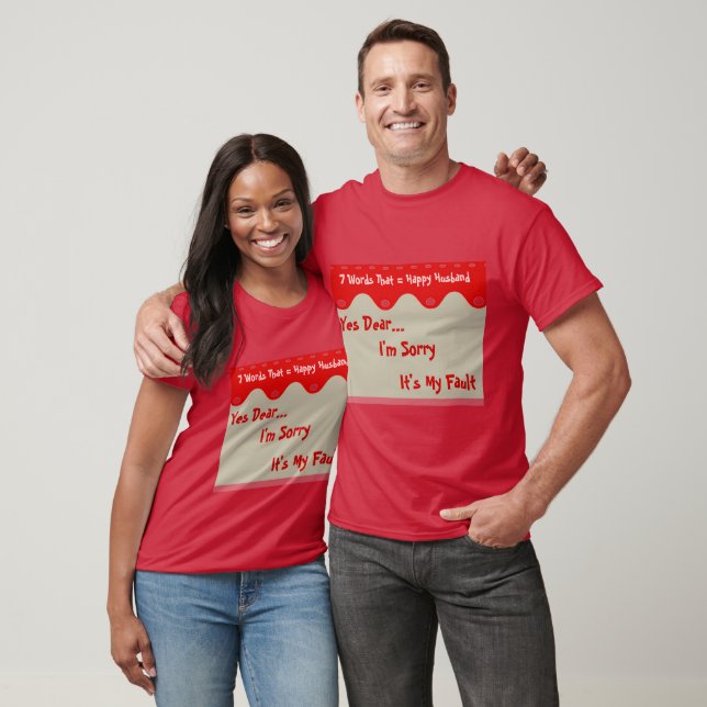 T-shirt Voir la chemise Happy Husband (Unisexe)