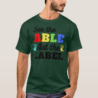 T-shirt Voir La Table Pas La Sensibilisation sur l'autisme