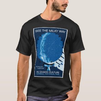 T-shirt Voir la Voie Lactée dans le canyon du Chaco 