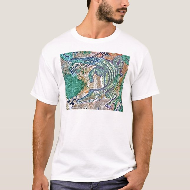 T-shirt Voir le plus défunt alligator de Ya, après pendant (Devant)