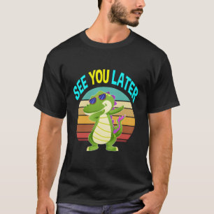 T-shirt Voir Plus Tard Alligator Cadeaux Hommes Femmes Enf