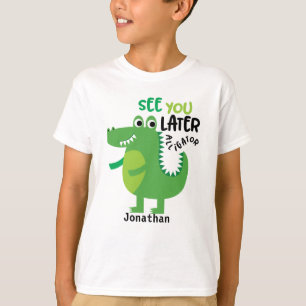 T-shirt Voir Plus Tard Alligator Personnalisé
