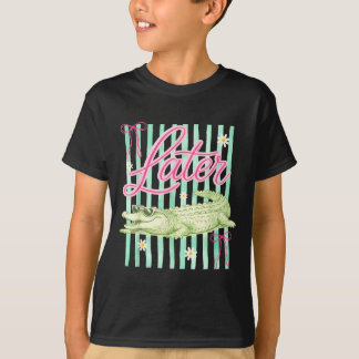 T-shirt Voir plus tard Professeur Été Alligator Dernier Jo