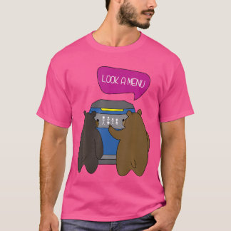 T-shirt Voir Un Menu - Funny Bear Camping