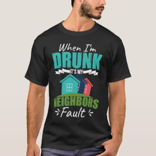 T-shirt Voisin drôle