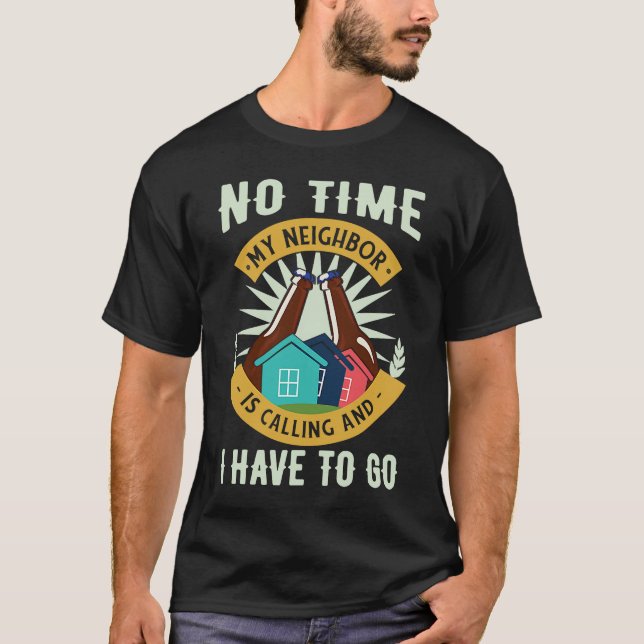 T-shirt Voisin humouristique de quartier drôle (Devant)