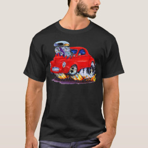 T-shirt Voiture 1941 de rouge de Willys