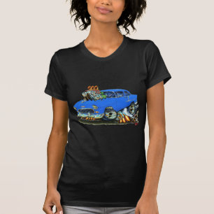 T-shirt Voiture 1955 bleue de Chevy 150-210