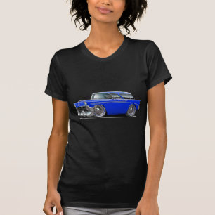 T-shirt Voiture 1956 de bleu de nomade