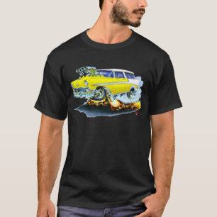 T-shirt Voiture 1956 de jaune de nomade de Chevy