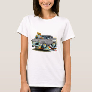 T-shirt Voiture 1957 grise de Chevy 150-210