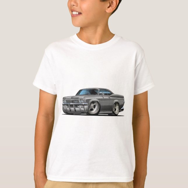 T-shirt Voiture 1965-66 de gris d'impala (Devant)