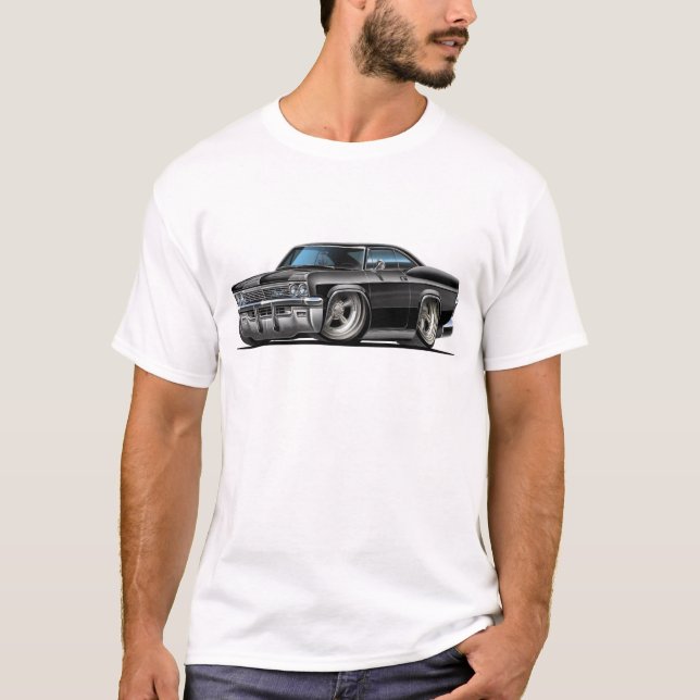 T-shirt Voiture 1965-66 noire d'impala (Devant)