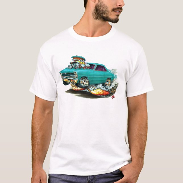 T-shirt Voiture 1966-67 d'Aqua de nova (Devant)