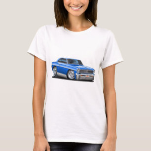 T-shirt Voiture 1966-67 de bleu de nova