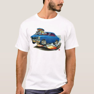 T-shirt Voiture 1966-67 de bleu de nova