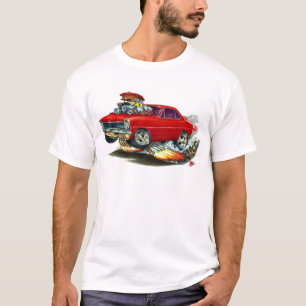 T-shirt Voiture 1966-67 de rouge de nova