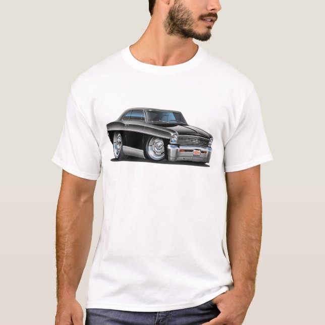 T-shirt Voiture 1966-67 noire de nova (Devant)