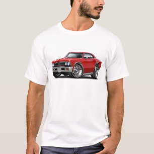 T-shirt Voiture 1966 de rouge de Chevelle