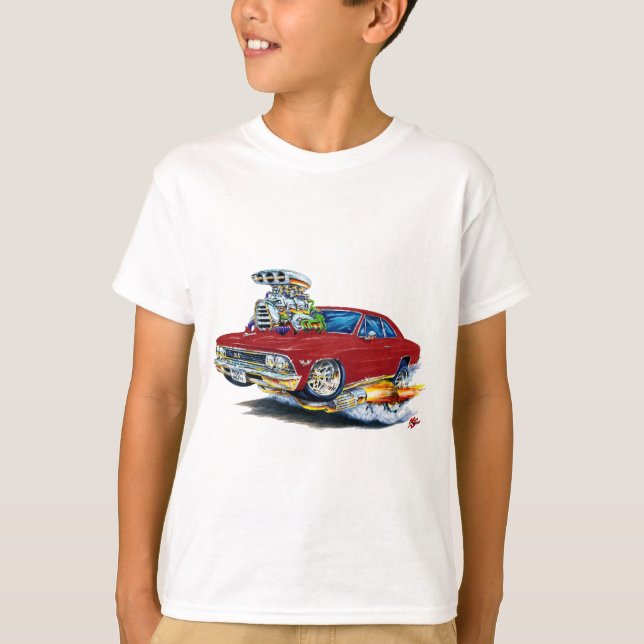 T-shirt Voiture 1966 marron de Chevelle (Devant)