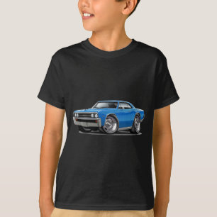 T-shirt Voiture 1967 de bleu de Chevelle