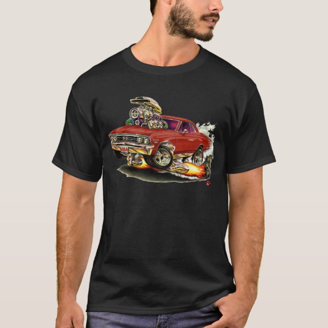 T-shirt Voiture 1967 marron de Chevelle (Devant)