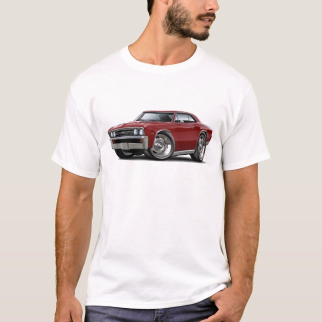 T-shirt Voiture 1967 marron de Chevelle (Devant)