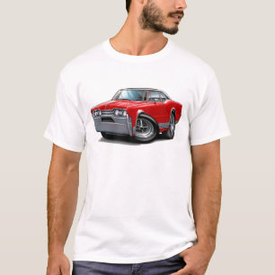T-shirt Voiture 1967 Rouge-Noire de sabre d'abordage