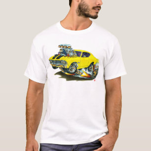 T-shirt Voiture 1968-69 Jaune-Noire de Chevelle
