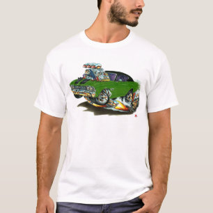 T-shirt Voiture 1968-69 supérieure noire verte de Chevelle