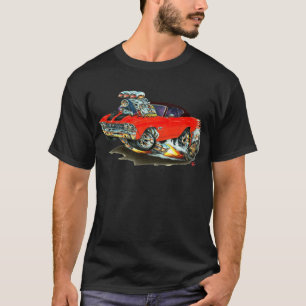 T-shirt Voiture 1968-69 supérieure Rouge-Noire de Chevelle