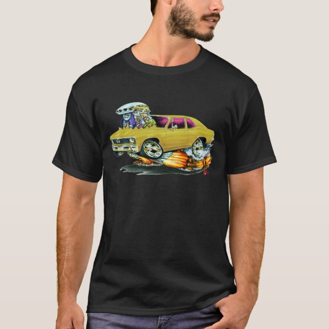 T-shirt Voiture 1968-70 d'or de nova (Devant)
