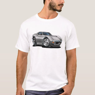 T-shirt Voiture 1968-72 argentée de Corvette