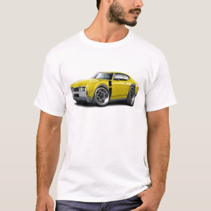 T-shirt Voiture 1968 Jaune-Noire d'Olds 442