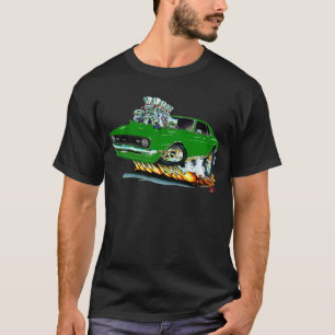 T-shirt Voiture 1968 verte de Camaro solides solubles