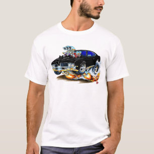 T-shirt Voiture 1969 de noir de sabre d'abordage d'Olds