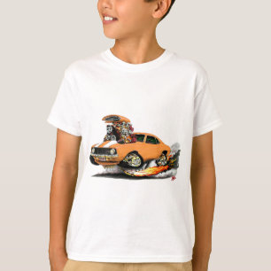 T-shirt Voiture 1969 Orange-Blanche de Camaro Z28