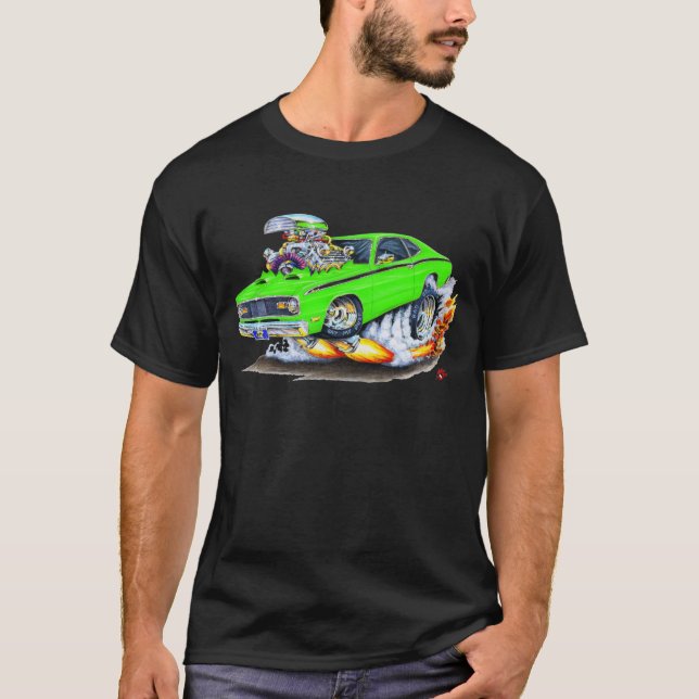 T-shirt Voiture 1970-74 de chaux de chiffon de Plymouth (Devant)