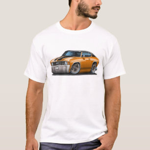T-shirt Voiture 1971-72 supérieure Orange-Noire de