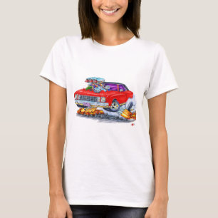 T-shirt Voiture 1972 de rouge de Monte Carlo