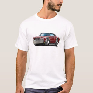 T-shirt Voiture 1972 supérieure Marron-Noire de Monte