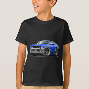 T-shirt Voiture 1973-74 de bleu de nova