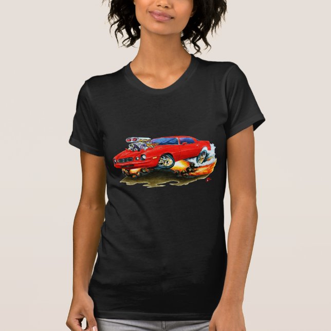T-shirt Voiture 1979-81 de rouge de Camaro (Devant)